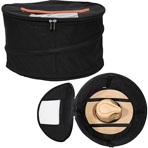 תיבת אחסון Happibox Hat | אחסון צעצוע של בעלי חיים ממולאים | מיכל פופ-אפ עגול הניתן לערימה | תיבות כובע נסיעות לנשים